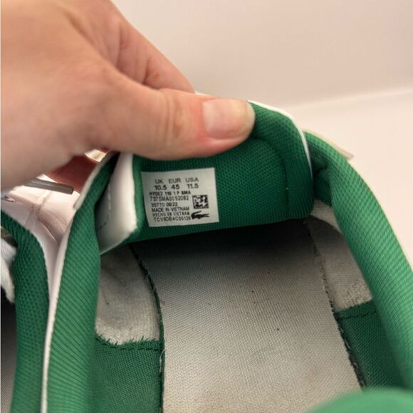 Lacoste Hydez Leather Sneaker Men’s US 11.5 - Picture 7 of 11